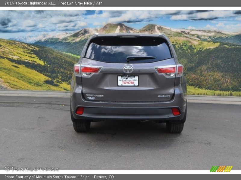 Predawn Gray Mica / Ash 2016 Toyota Highlander XLE
