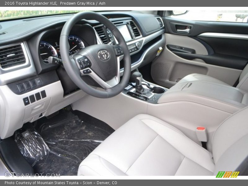 Predawn Gray Mica / Ash 2016 Toyota Highlander XLE
