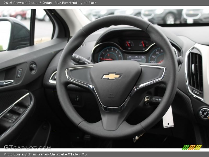 Blue Ray Metallic / Jet Black 2016 Chevrolet Cruze LS Sedan