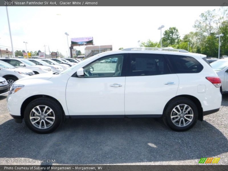 Glacier White / Almond 2016 Nissan Pathfinder SV 4x4