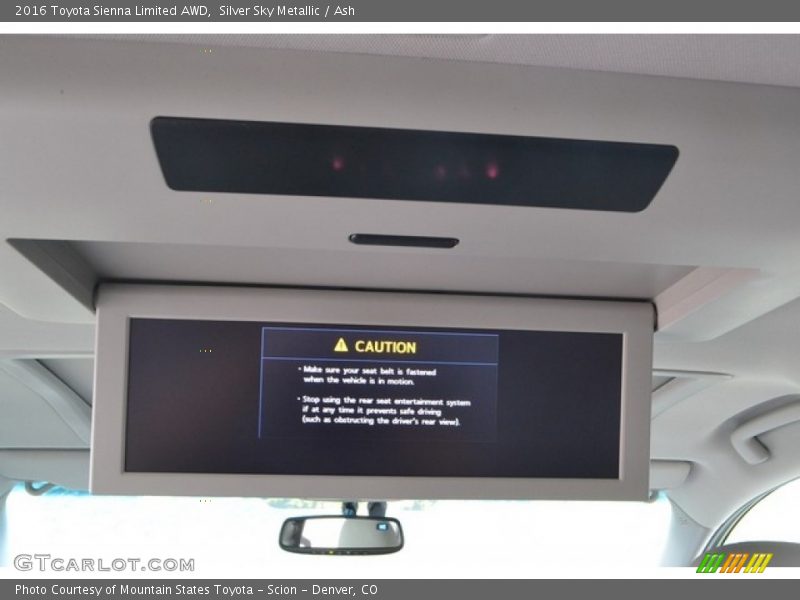 Silver Sky Metallic / Ash 2016 Toyota Sienna Limited AWD