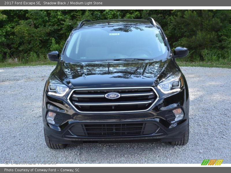 Shadow Black / Medium Light Stone 2017 Ford Escape SE
