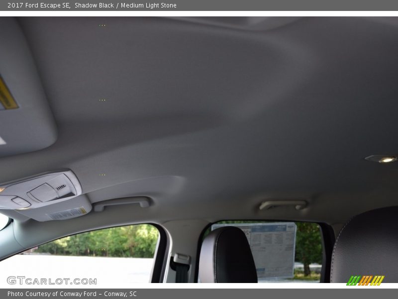 Shadow Black / Medium Light Stone 2017 Ford Escape SE