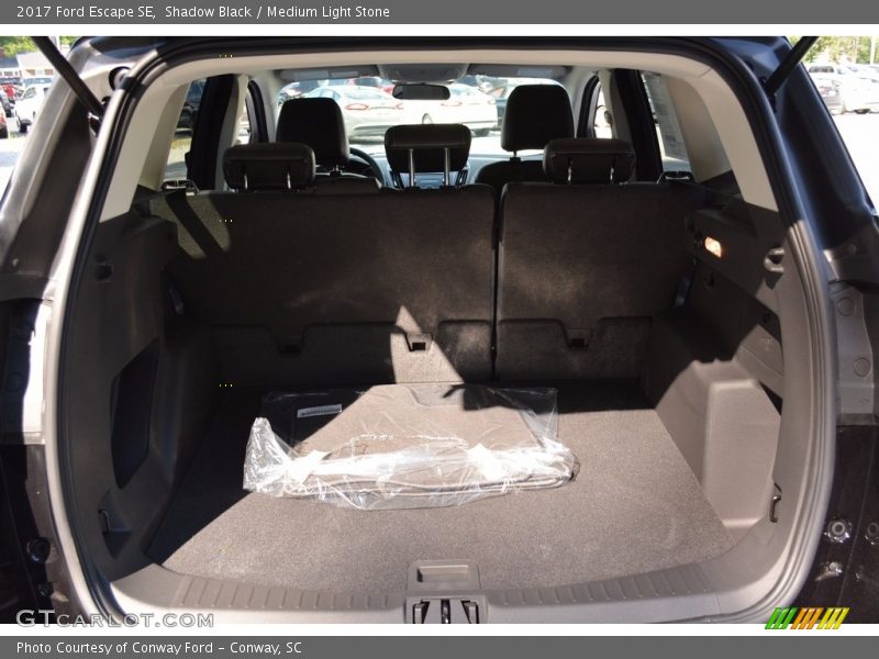 Shadow Black / Medium Light Stone 2017 Ford Escape SE