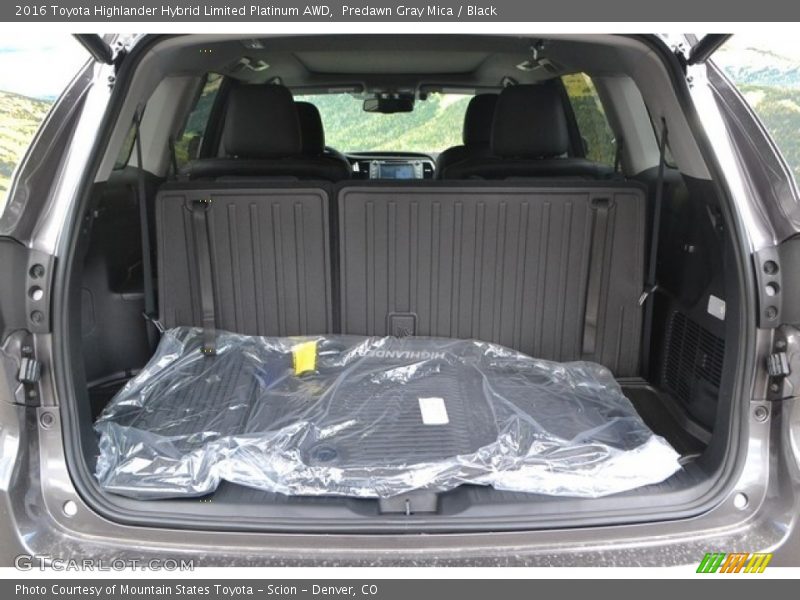 Predawn Gray Mica / Black 2016 Toyota Highlander Hybrid Limited Platinum AWD