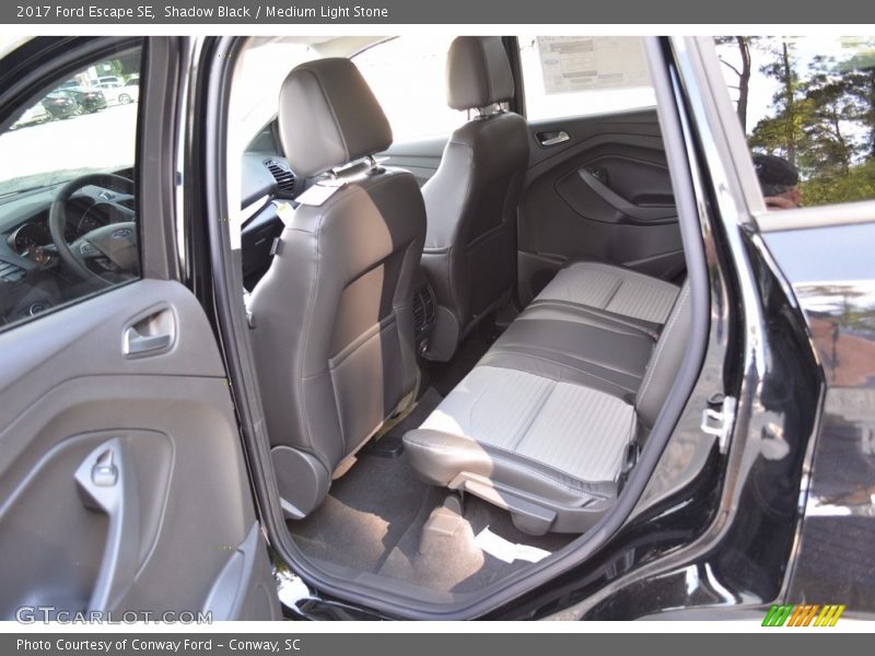 Shadow Black / Medium Light Stone 2017 Ford Escape SE