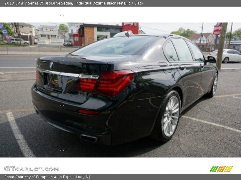 Individual Azurite Black Metallic / Black 2013 BMW 7 Series 750i xDrive Sedan