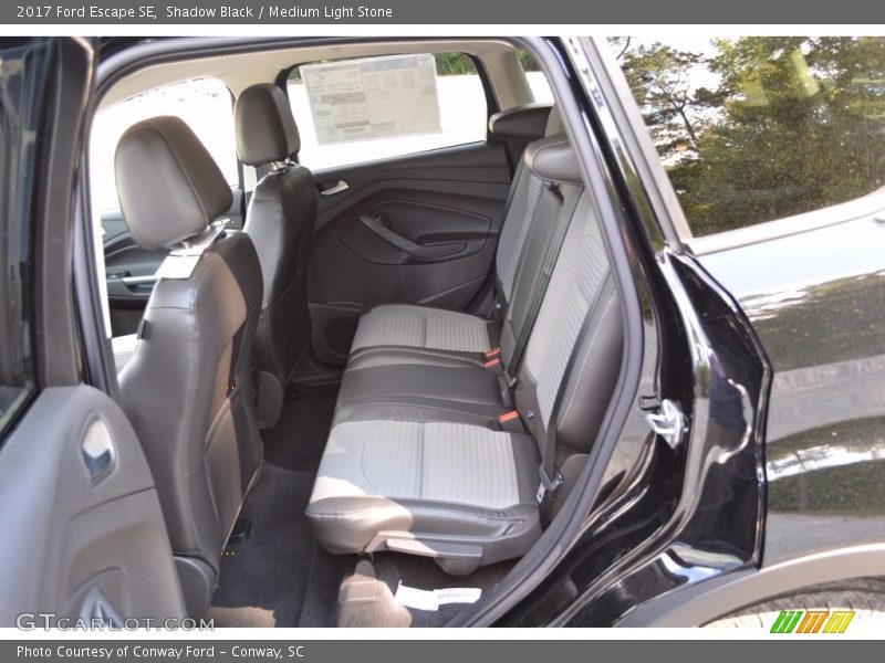 Shadow Black / Medium Light Stone 2017 Ford Escape SE