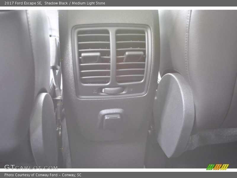Shadow Black / Medium Light Stone 2017 Ford Escape SE