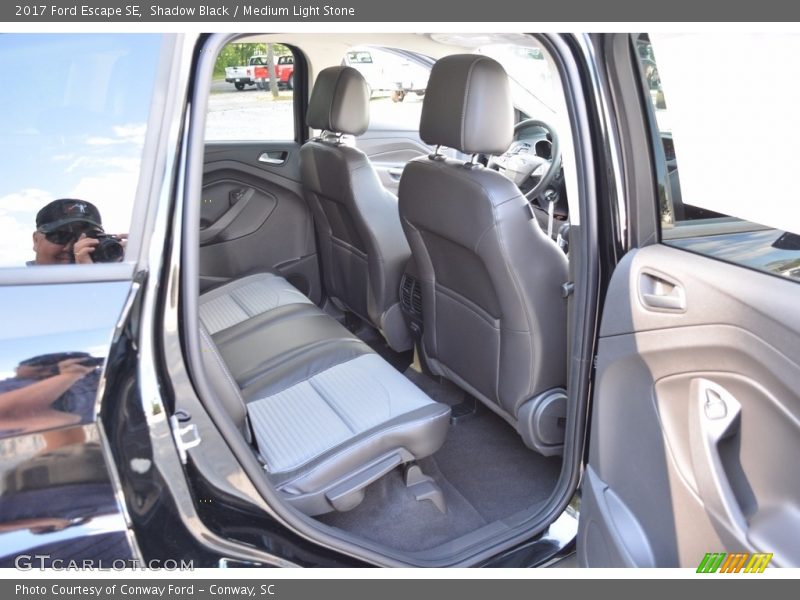 Shadow Black / Medium Light Stone 2017 Ford Escape SE