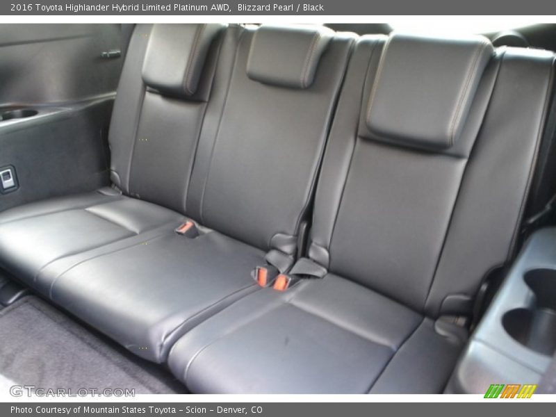 Blizzard Pearl / Black 2016 Toyota Highlander Hybrid Limited Platinum AWD