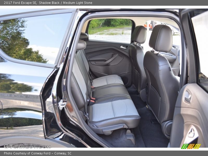 Shadow Black / Medium Light Stone 2017 Ford Escape SE