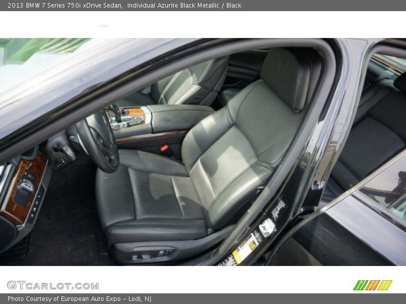 Individual Azurite Black Metallic / Black 2013 BMW 7 Series 750i xDrive Sedan