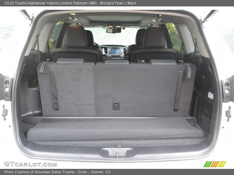 Blizzard Pearl / Black 2016 Toyota Highlander Hybrid Limited Platinum AWD