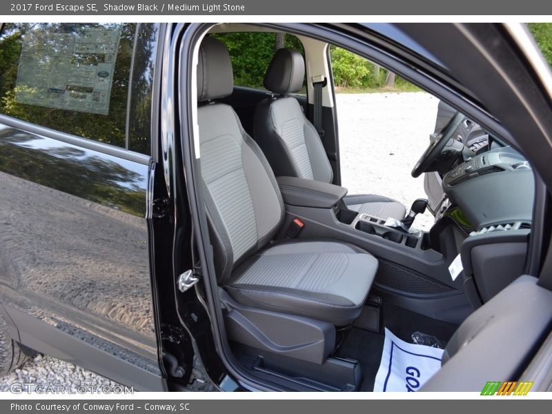 Shadow Black / Medium Light Stone 2017 Ford Escape SE