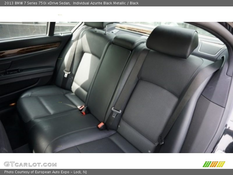 Individual Azurite Black Metallic / Black 2013 BMW 7 Series 750i xDrive Sedan