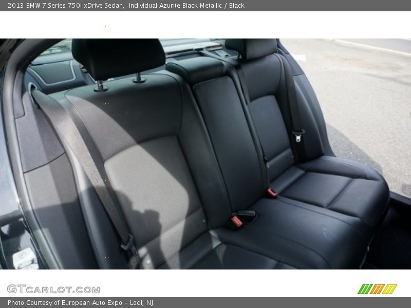 Individual Azurite Black Metallic / Black 2013 BMW 7 Series 750i xDrive Sedan