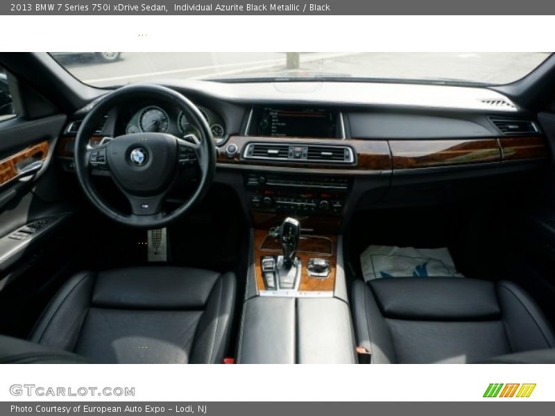 Individual Azurite Black Metallic / Black 2013 BMW 7 Series 750i xDrive Sedan