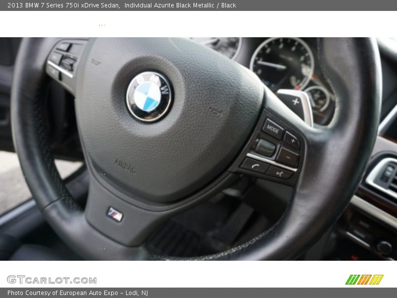 Individual Azurite Black Metallic / Black 2013 BMW 7 Series 750i xDrive Sedan