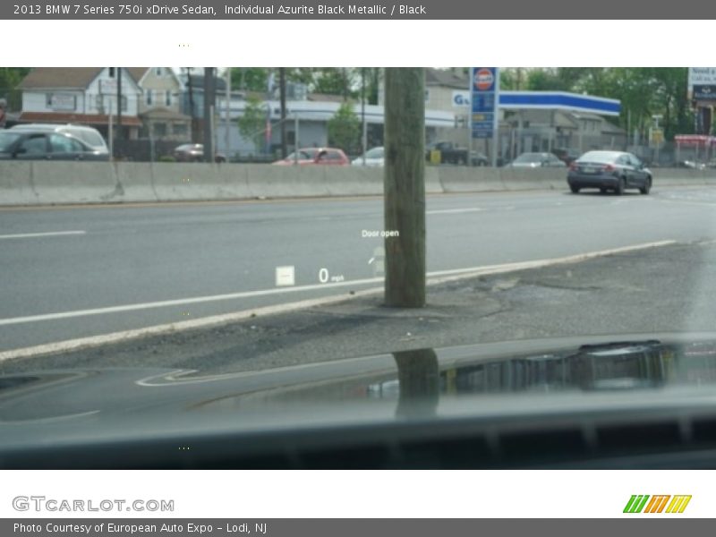 Individual Azurite Black Metallic / Black 2013 BMW 7 Series 750i xDrive Sedan
