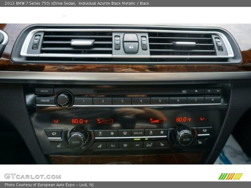 Individual Azurite Black Metallic / Black 2013 BMW 7 Series 750i xDrive Sedan