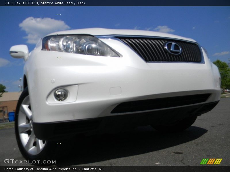 Starfire White Pearl / Black 2012 Lexus RX 350