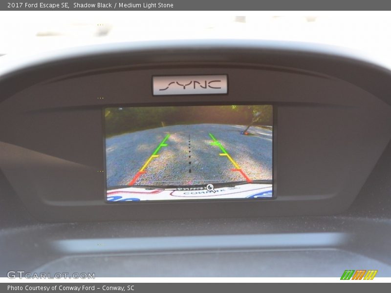 Shadow Black / Medium Light Stone 2017 Ford Escape SE
