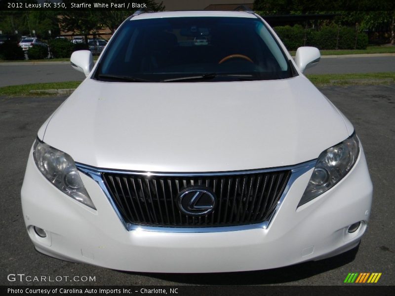 Starfire White Pearl / Black 2012 Lexus RX 350