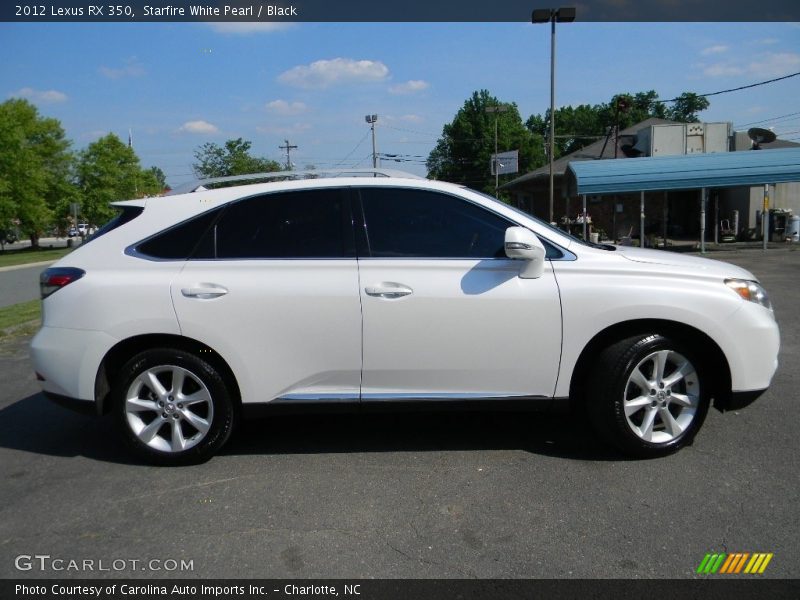 Starfire White Pearl / Black 2012 Lexus RX 350