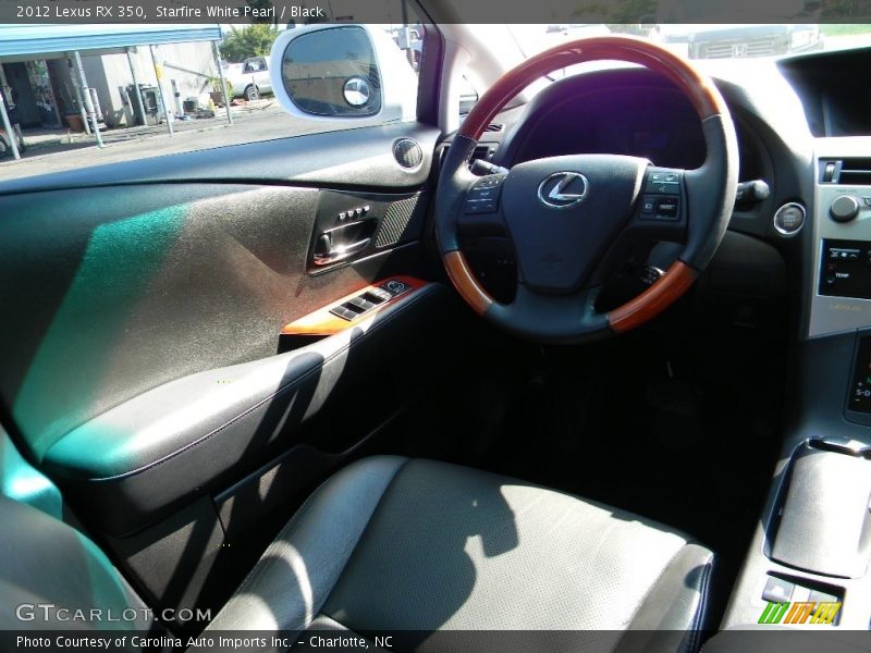 Starfire White Pearl / Black 2012 Lexus RX 350