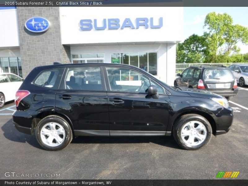 Crystal Black Silica / Black 2016 Subaru Forester 2.5i