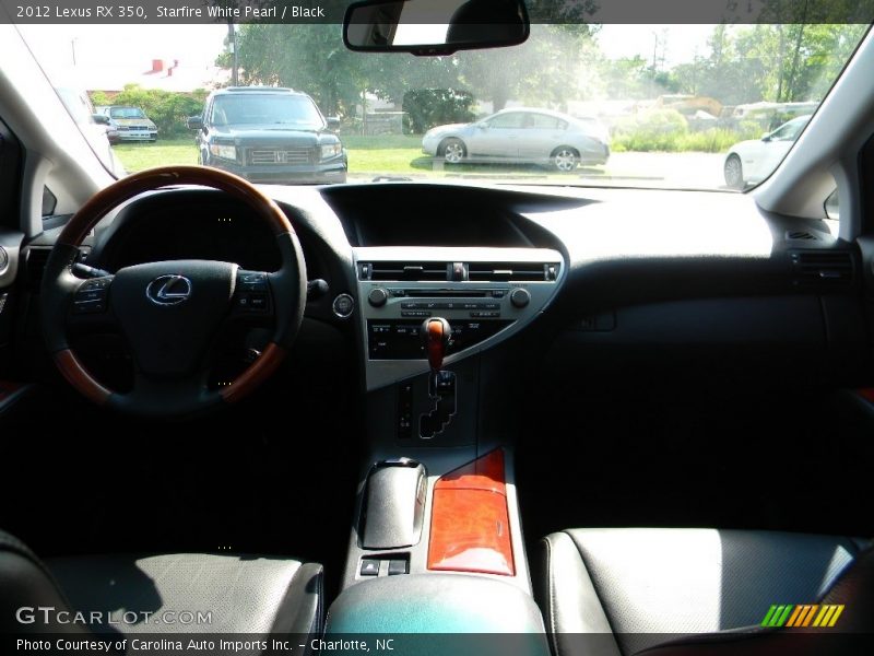 Starfire White Pearl / Black 2012 Lexus RX 350