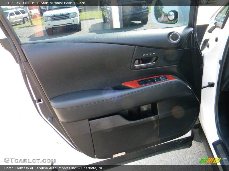 Starfire White Pearl / Black 2012 Lexus RX 350