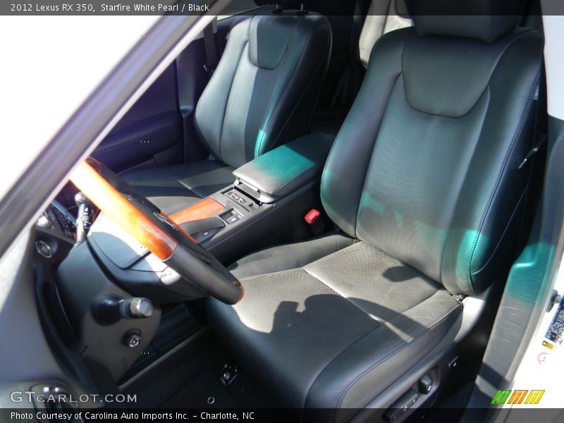 Starfire White Pearl / Black 2012 Lexus RX 350