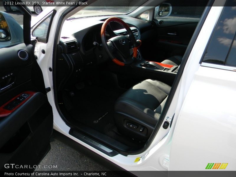 Starfire White Pearl / Black 2012 Lexus RX 350