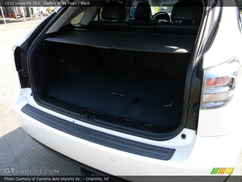 Starfire White Pearl / Black 2012 Lexus RX 350