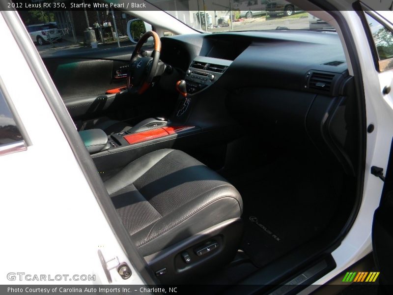 Starfire White Pearl / Black 2012 Lexus RX 350