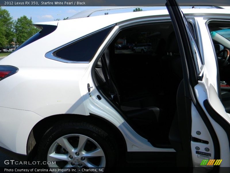 Starfire White Pearl / Black 2012 Lexus RX 350