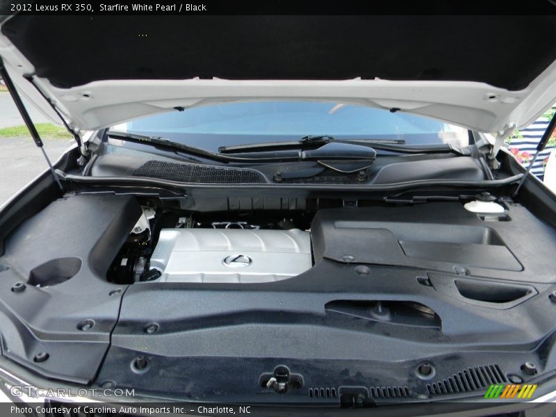 Starfire White Pearl / Black 2012 Lexus RX 350