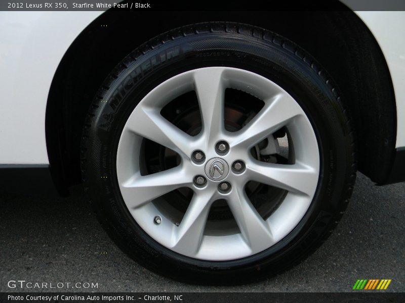 Starfire White Pearl / Black 2012 Lexus RX 350