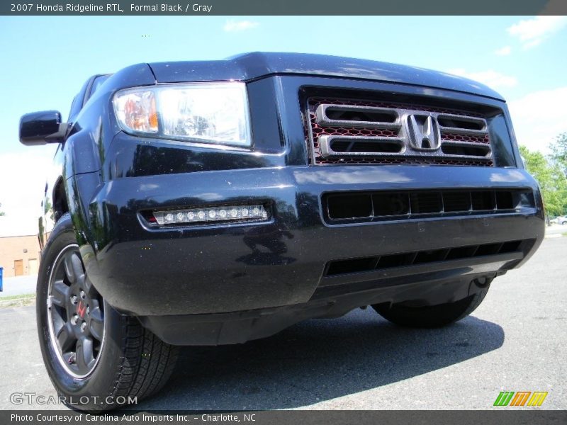 Formal Black / Gray 2007 Honda Ridgeline RTL