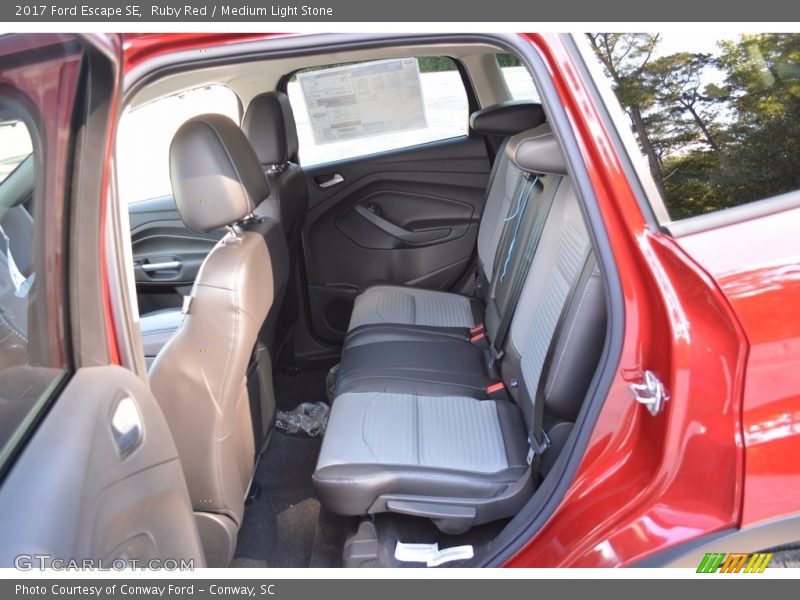 Ruby Red / Medium Light Stone 2017 Ford Escape SE