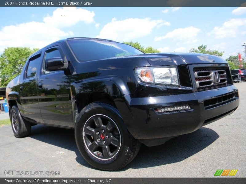 Formal Black / Gray 2007 Honda Ridgeline RTL