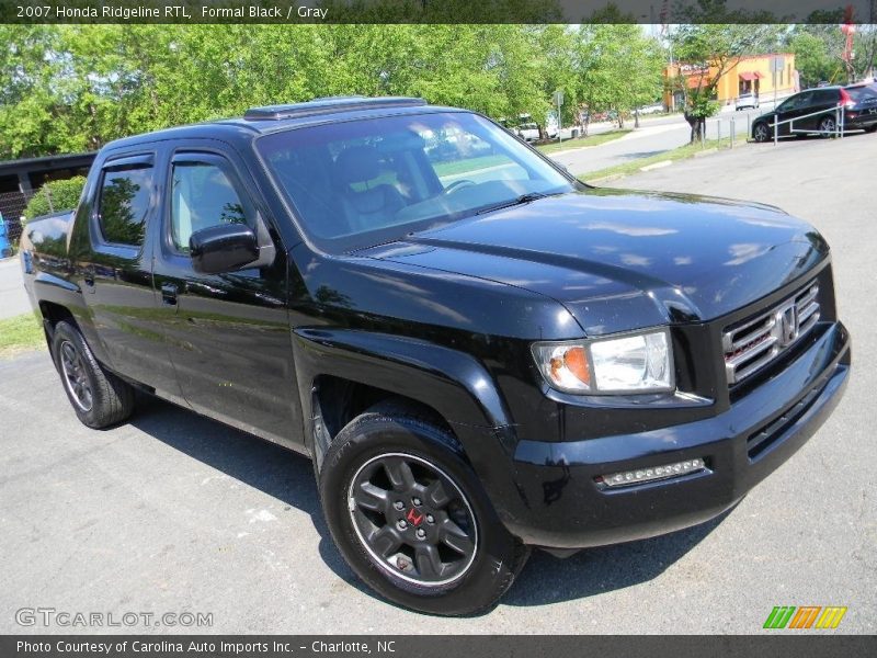 Formal Black / Gray 2007 Honda Ridgeline RTL