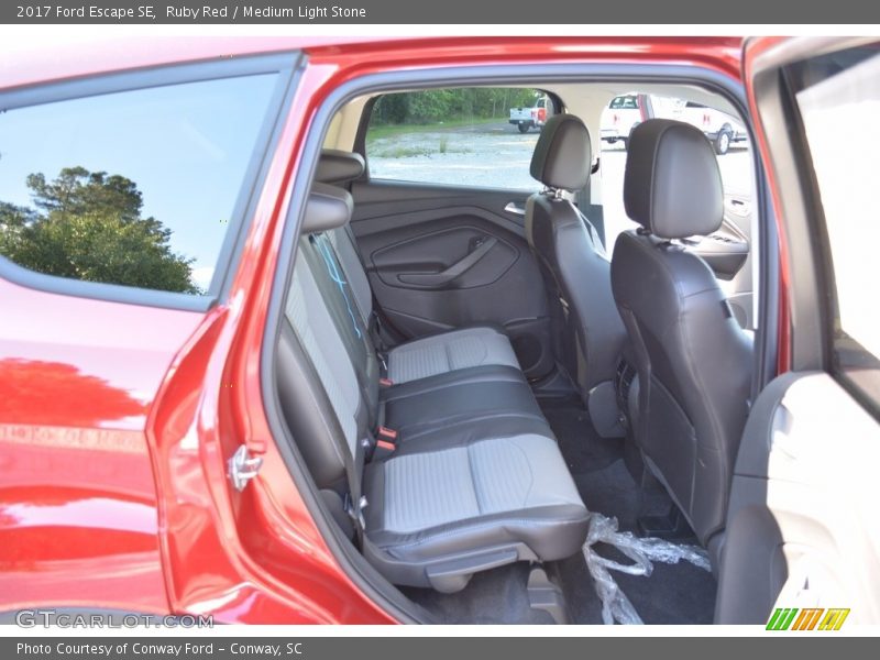 Ruby Red / Medium Light Stone 2017 Ford Escape SE