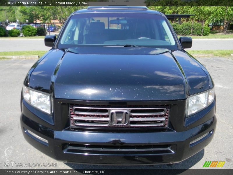 Formal Black / Gray 2007 Honda Ridgeline RTL