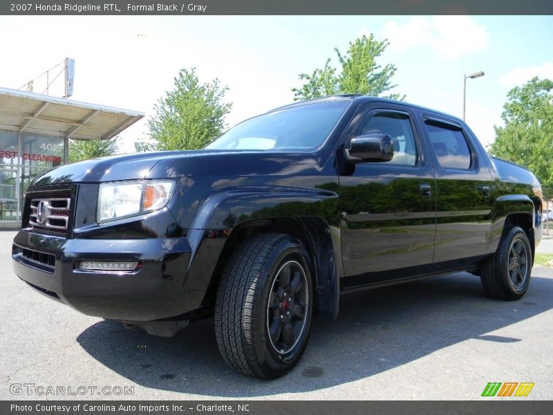 Formal Black / Gray 2007 Honda Ridgeline RTL