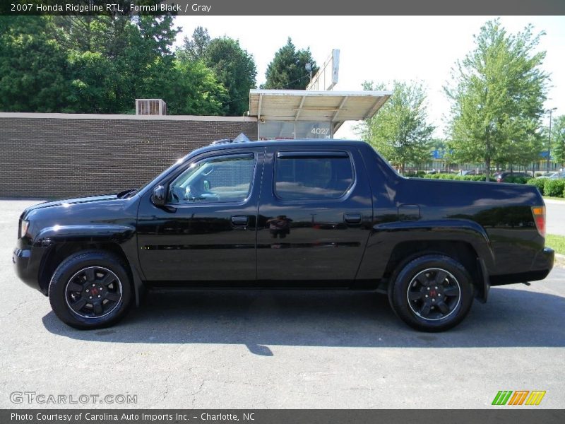 Formal Black / Gray 2007 Honda Ridgeline RTL