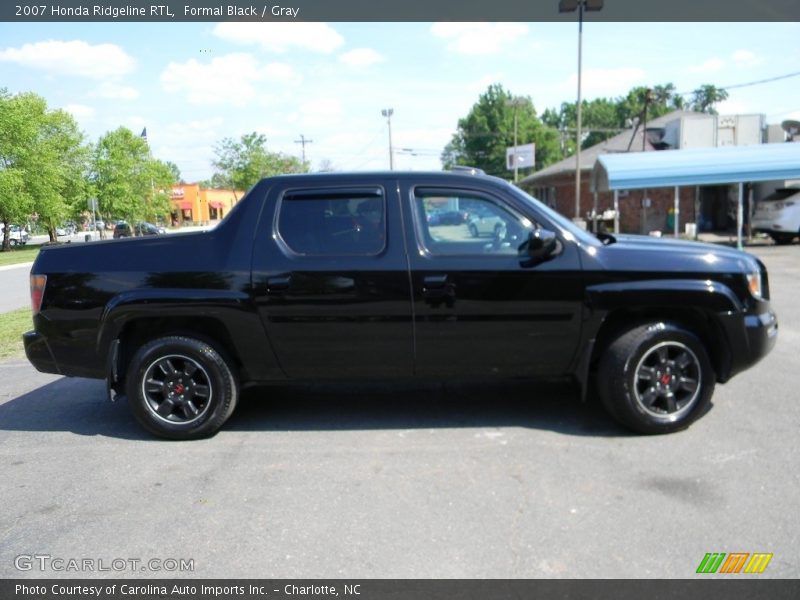 Formal Black / Gray 2007 Honda Ridgeline RTL