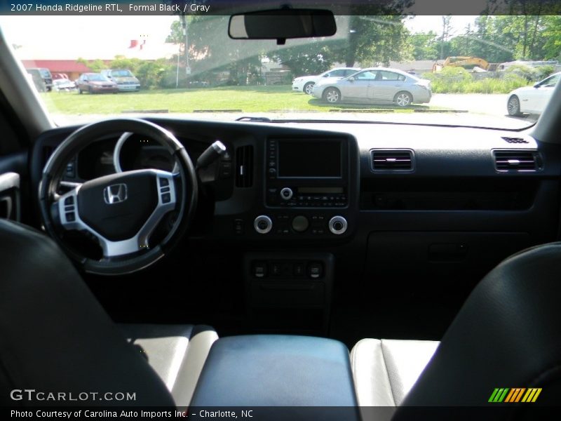 Formal Black / Gray 2007 Honda Ridgeline RTL